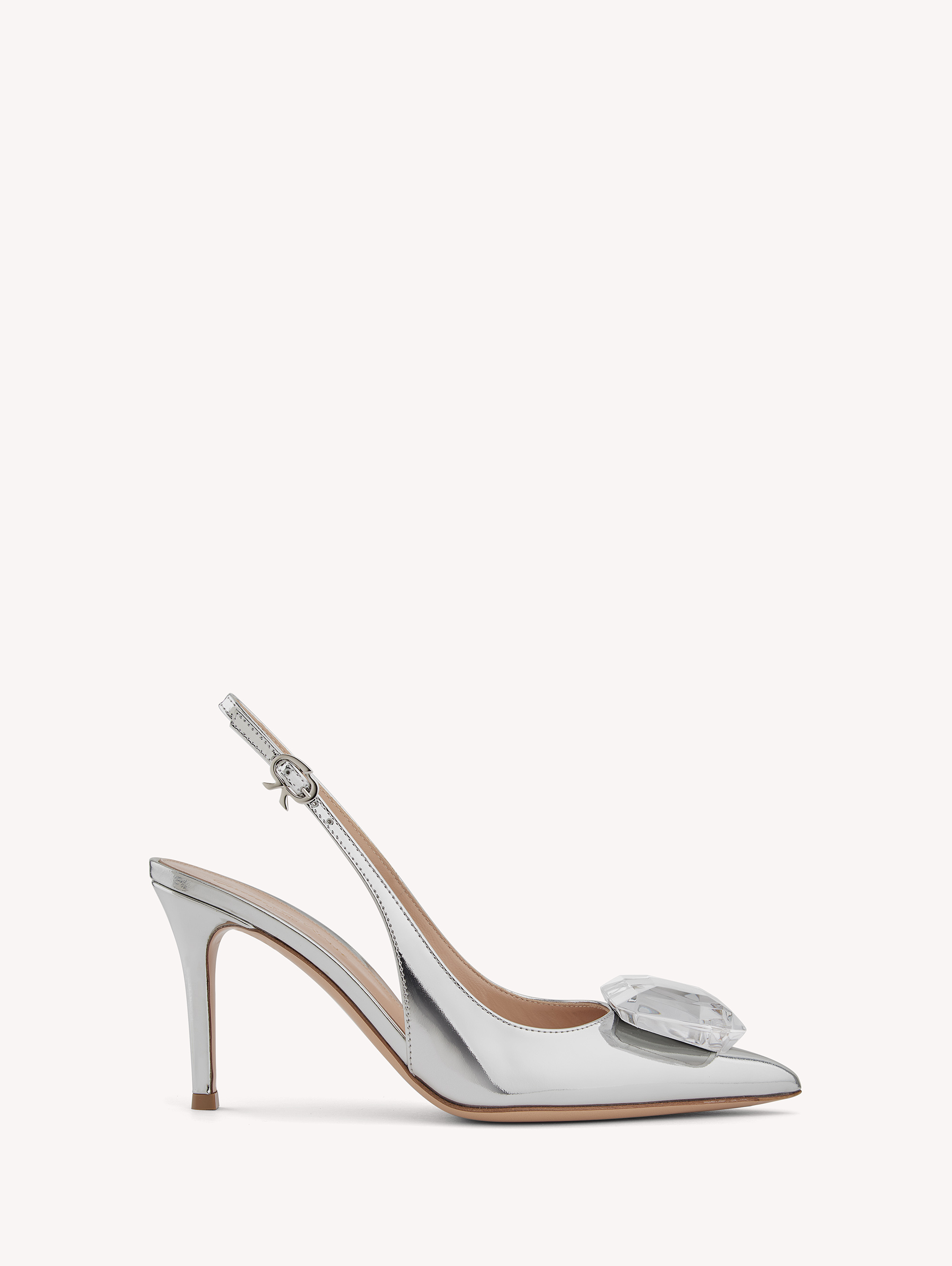 Slingback JAIPUR SLING SILVER | Gianvito Rossi