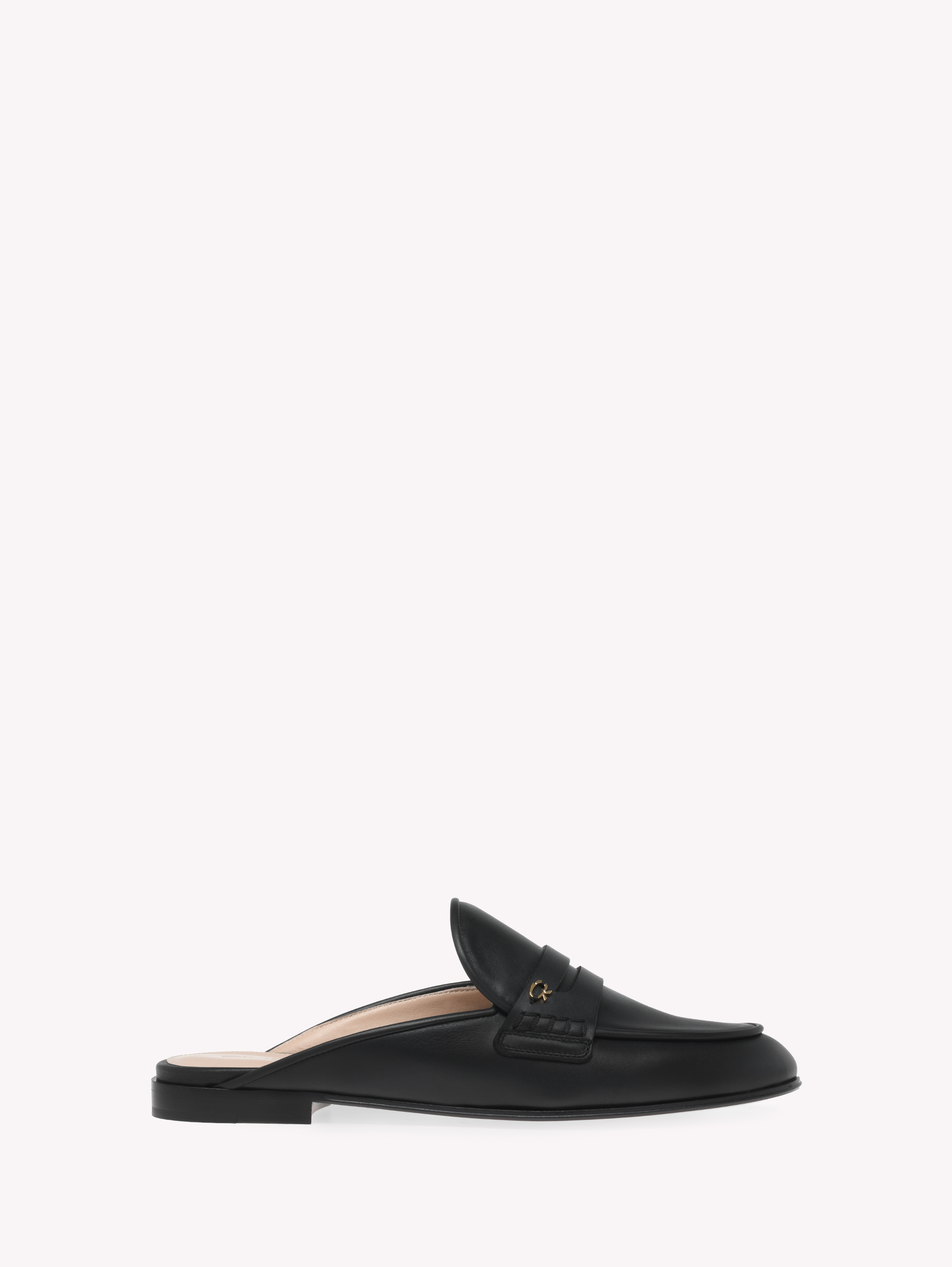 Shop Gianvito Rossi Florio In Black Leather