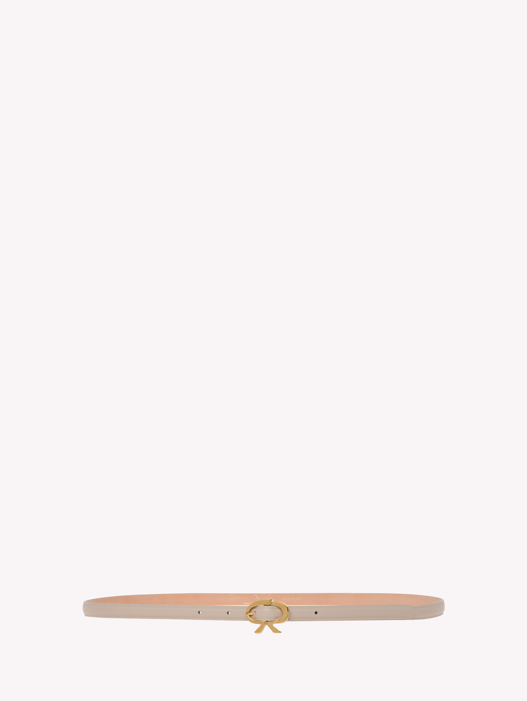 Gianvito Rossi Ribbon Belt In Brown