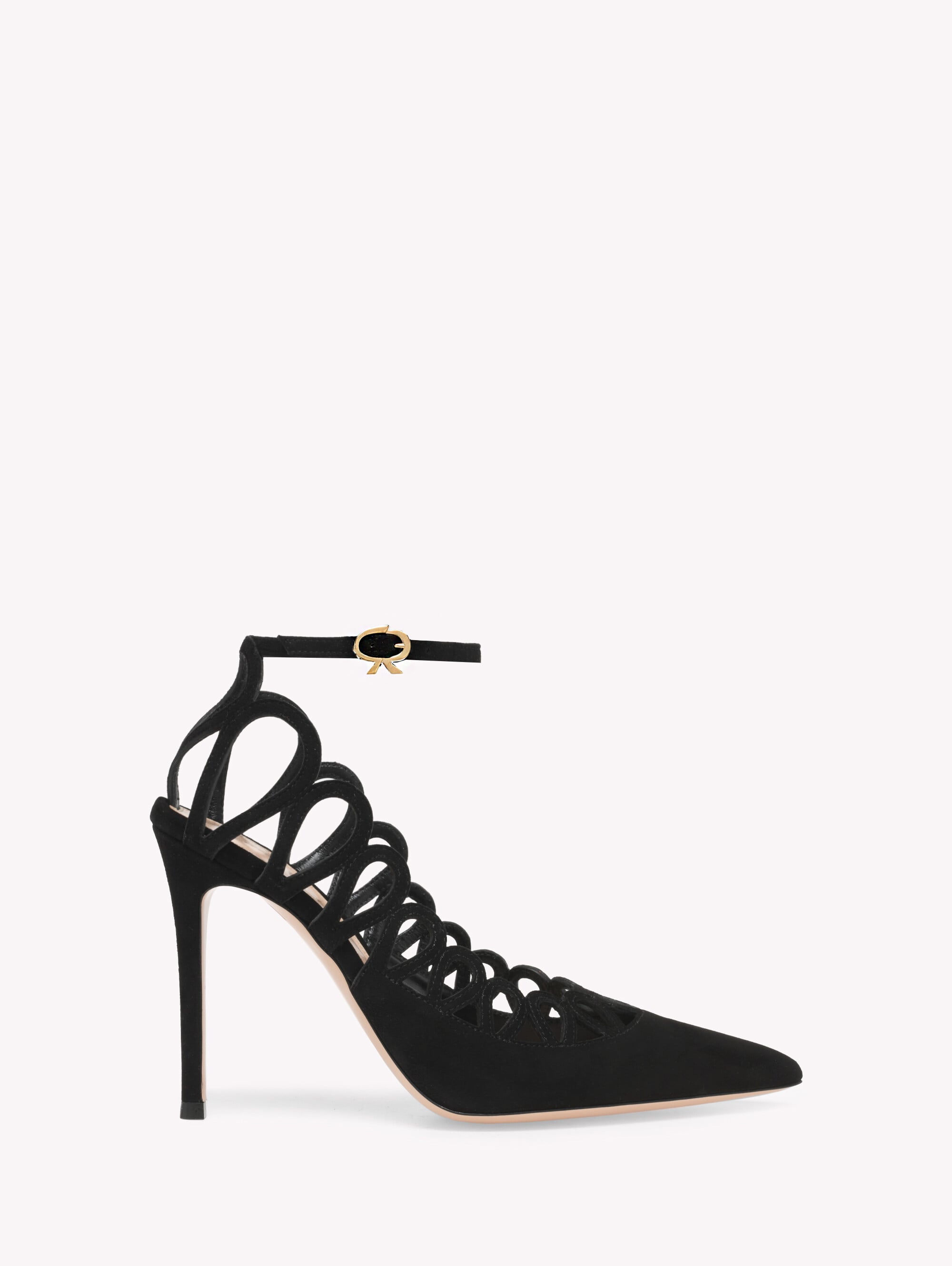 ⭐︎⭐︎Gianvito Rossi ブラックオープントゥヒール Woman ELISA BLACK | Gianvito Rossi
