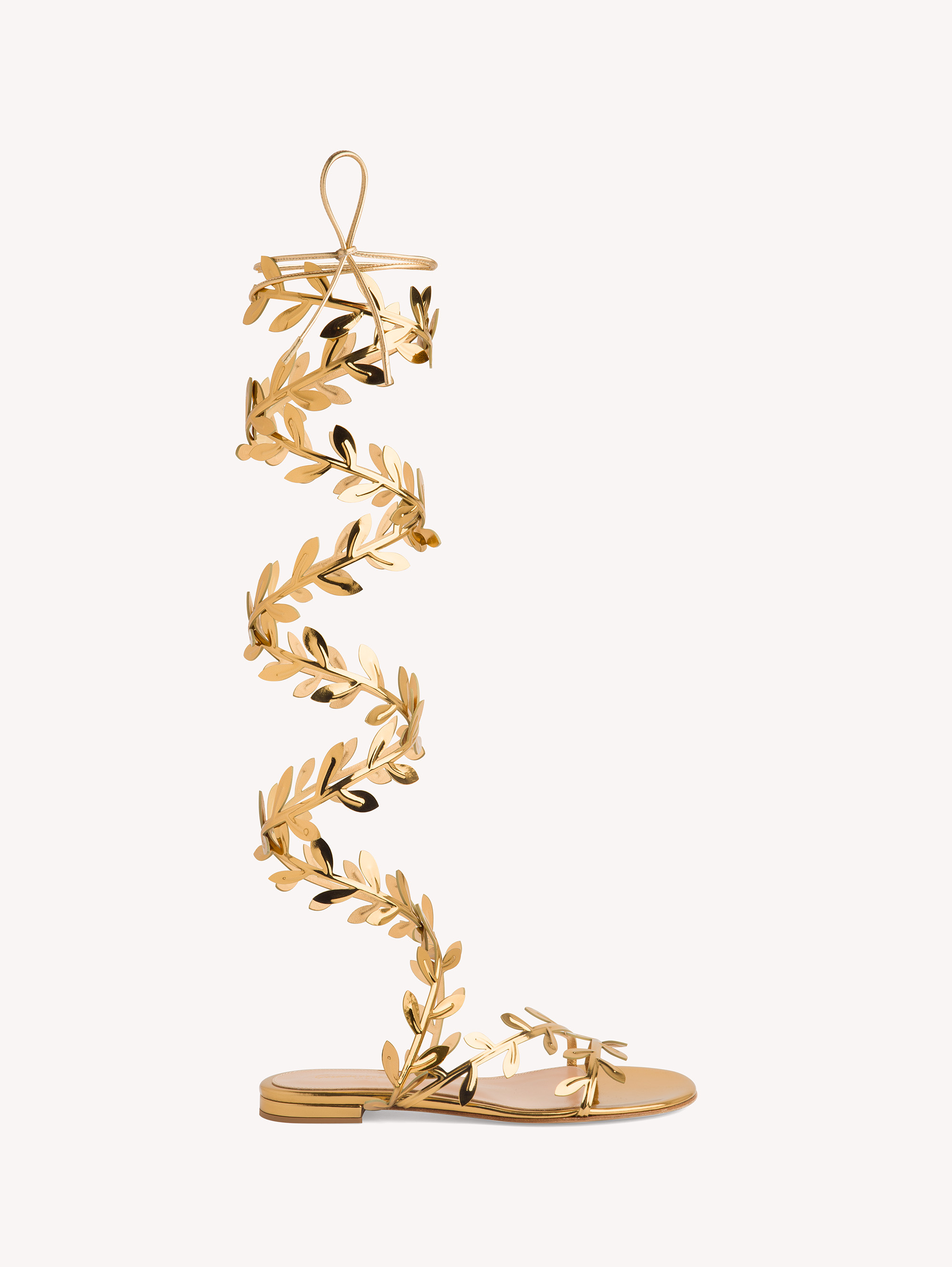 Gianvito Rossi Flavia Gladiator In Gold