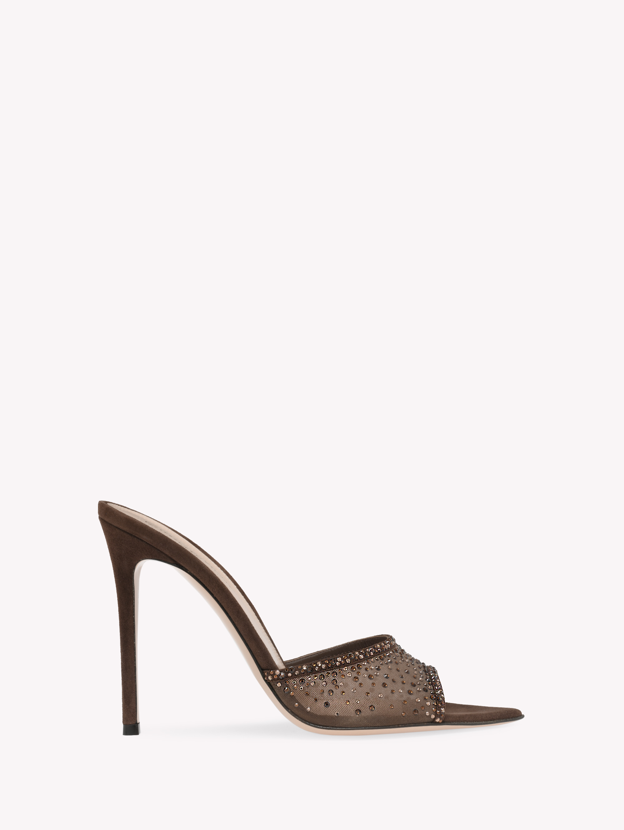 Shop Gianvito Rossi Rania Mule In Brown