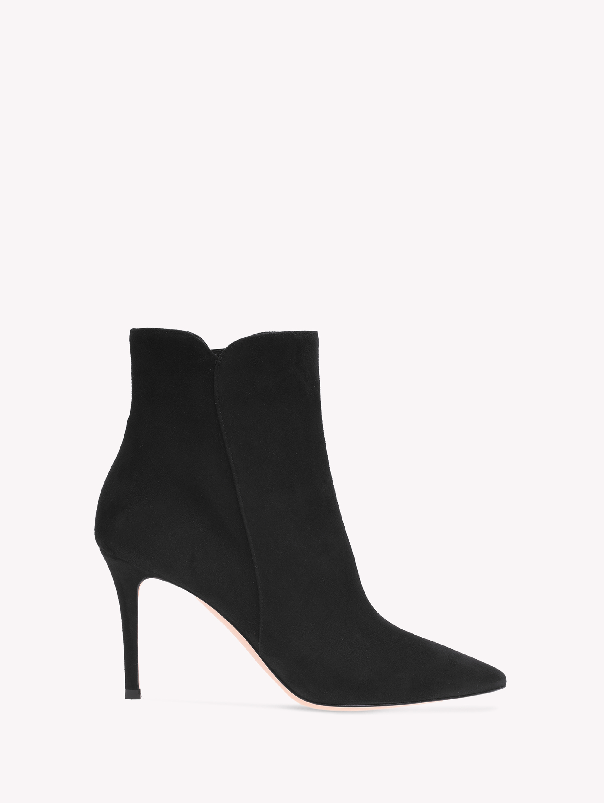 Shop Gianvito Rossi Levy 85 In Black Suede