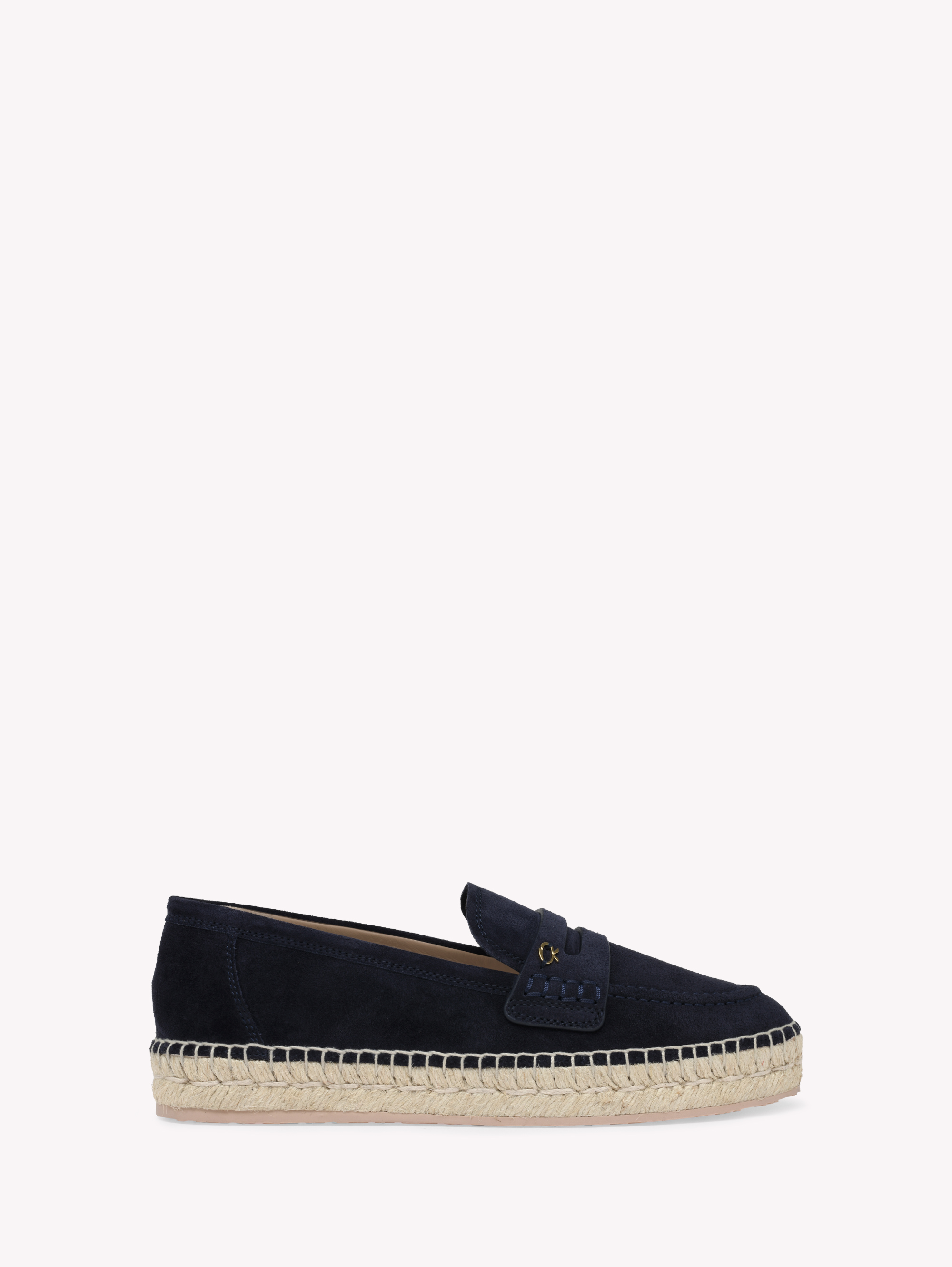 Gianvito Rossi Lido Suede Espadrilles In Blue