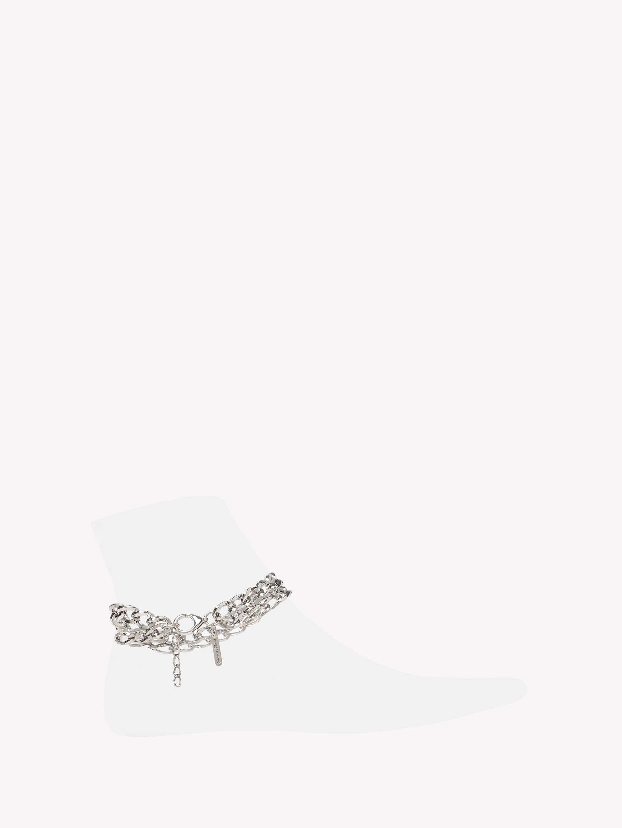 Gianvito Rossi Joy Anklet In Silver