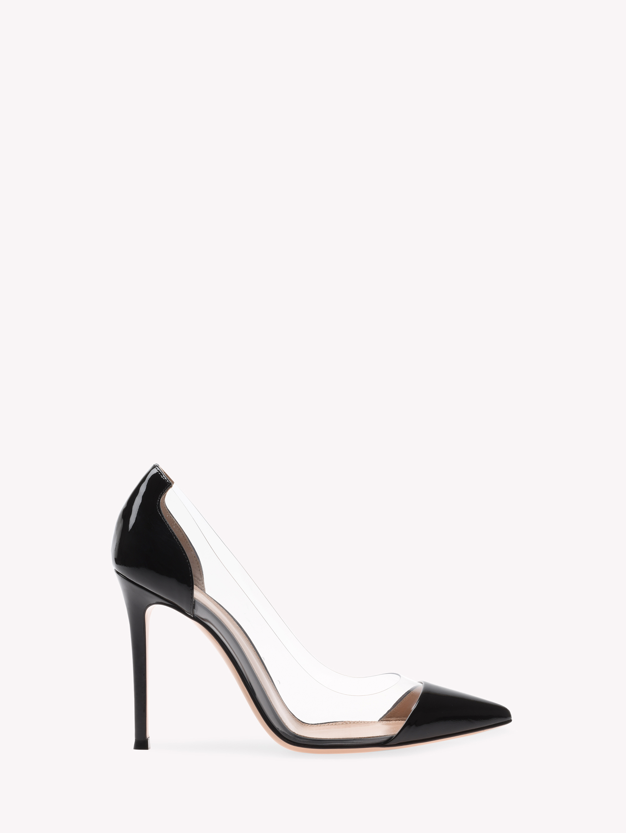 Shop Gianvito Rossi Plexi In Black