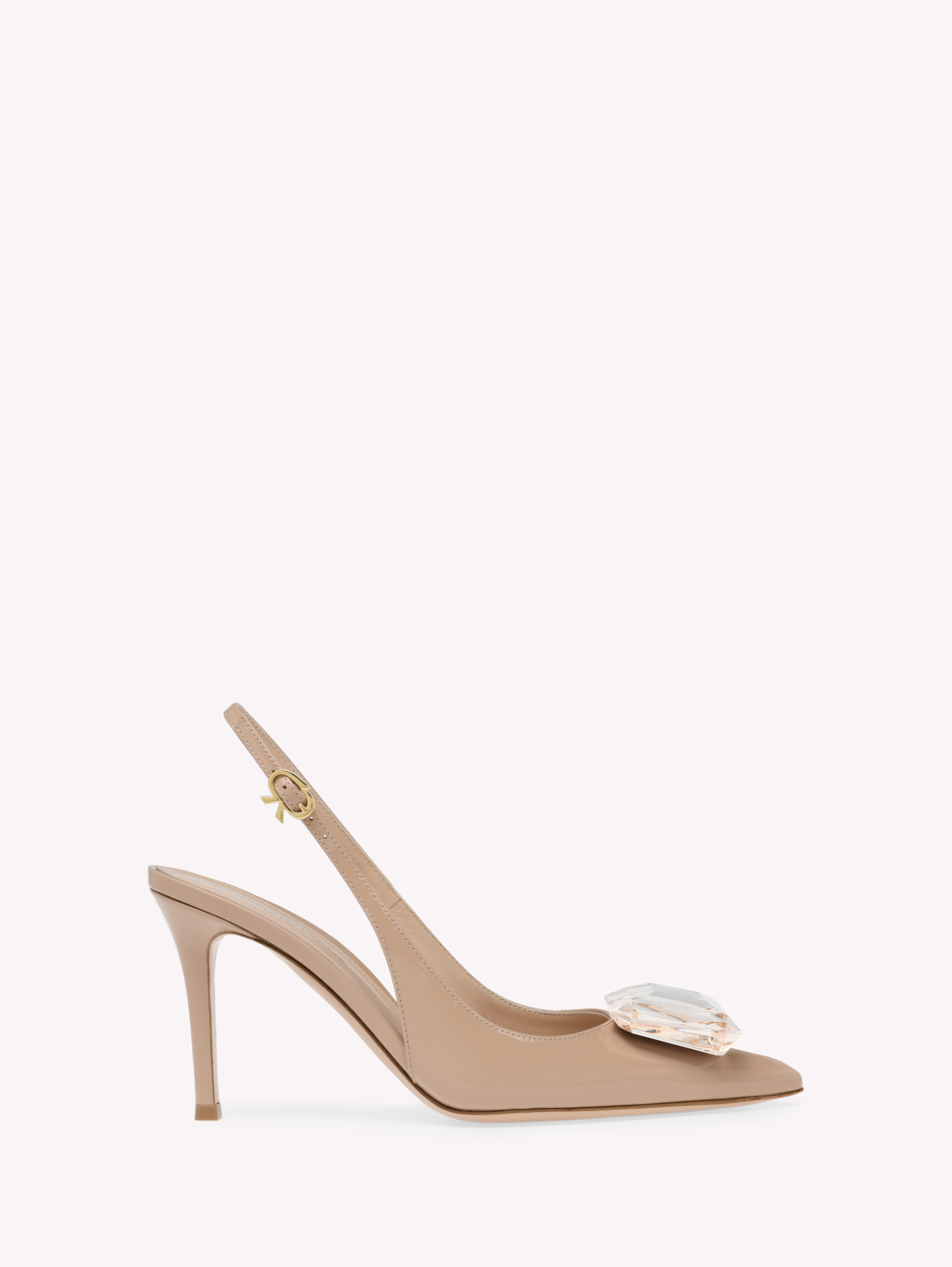 Shop Gianvito Rossi Jaipur Sling In Pink