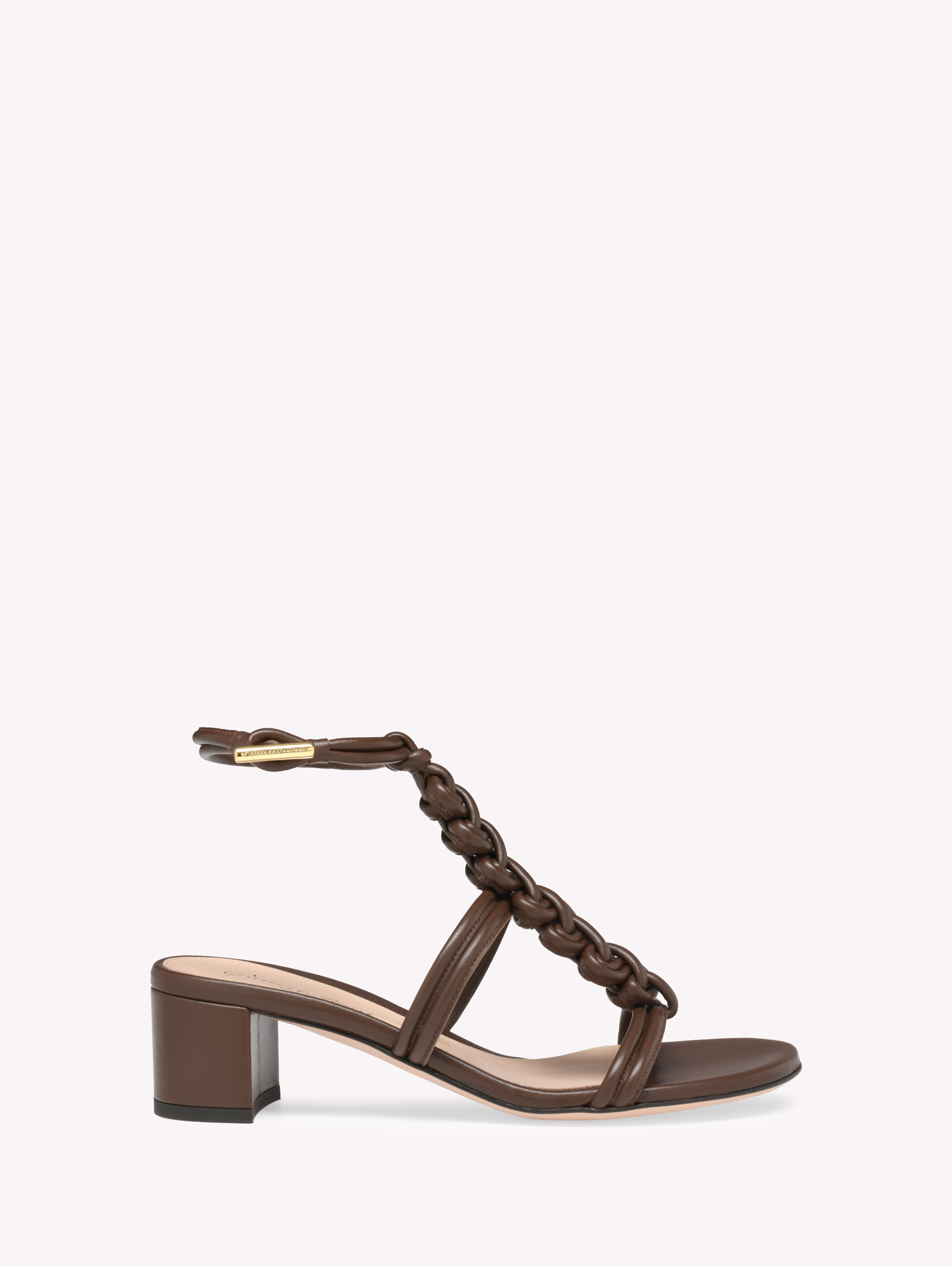 【関税・送料込】GIANVITO ROSSI Capua 編込み レザー サンダル セール CAPUA 45 | Gianvito Rossi