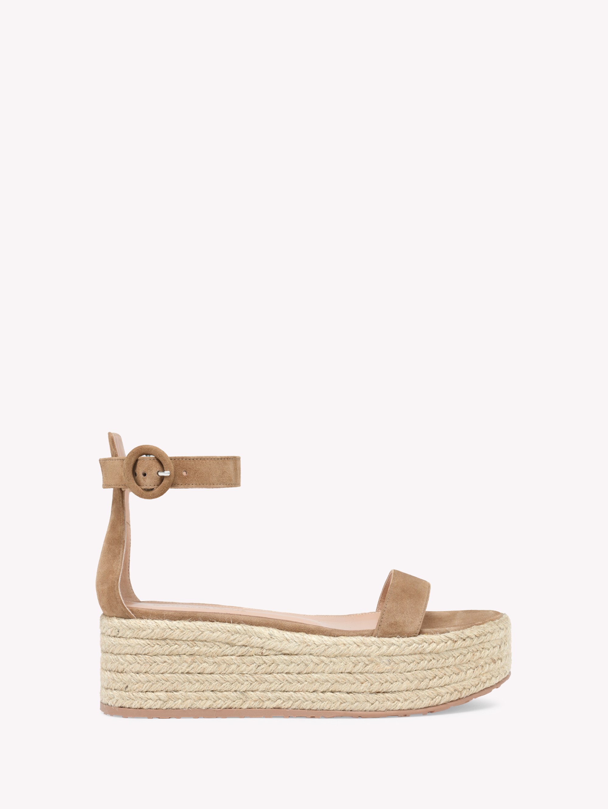 Gianvito Rossi Seville Open-toe Espadrilles In Brown