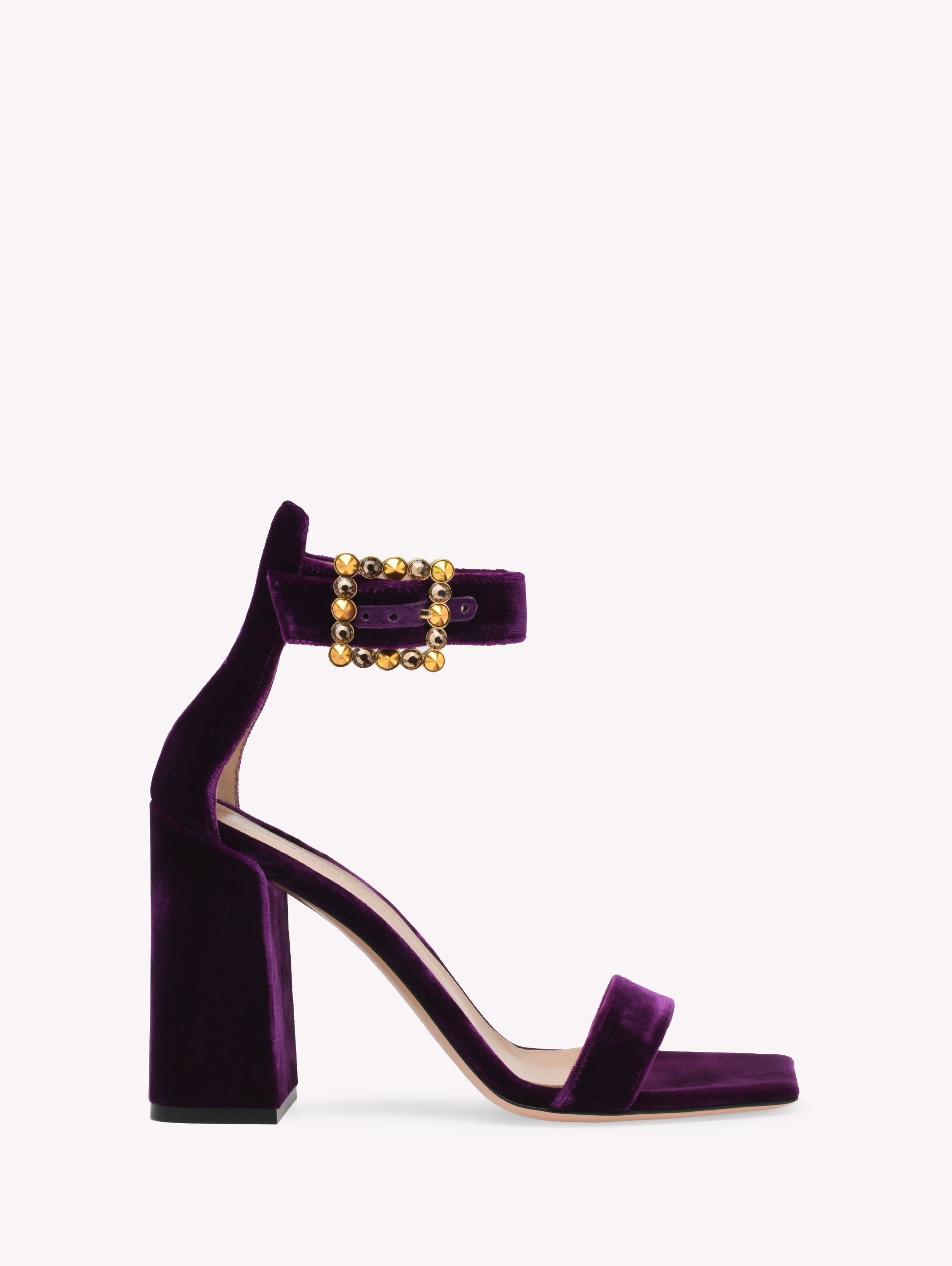 Shop Gianvito Rossi Wondy Sandal In Purple