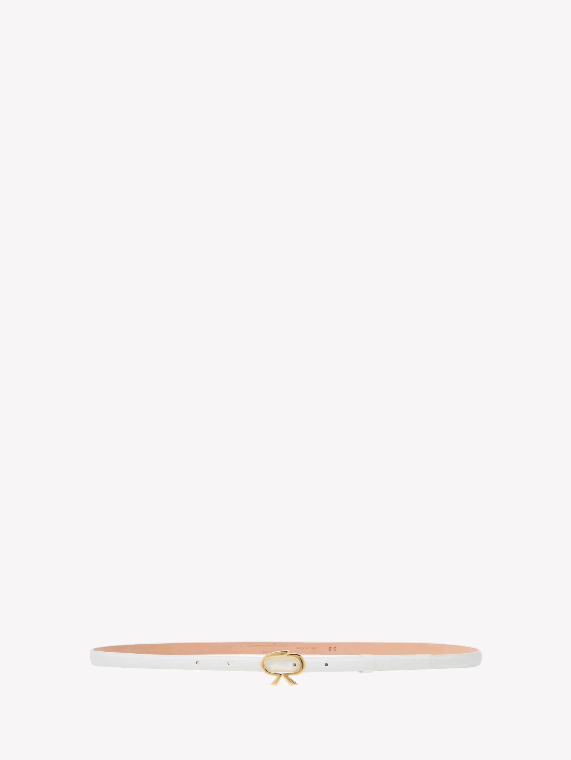 Gianvito Rossi Ribbon Belt In Gold