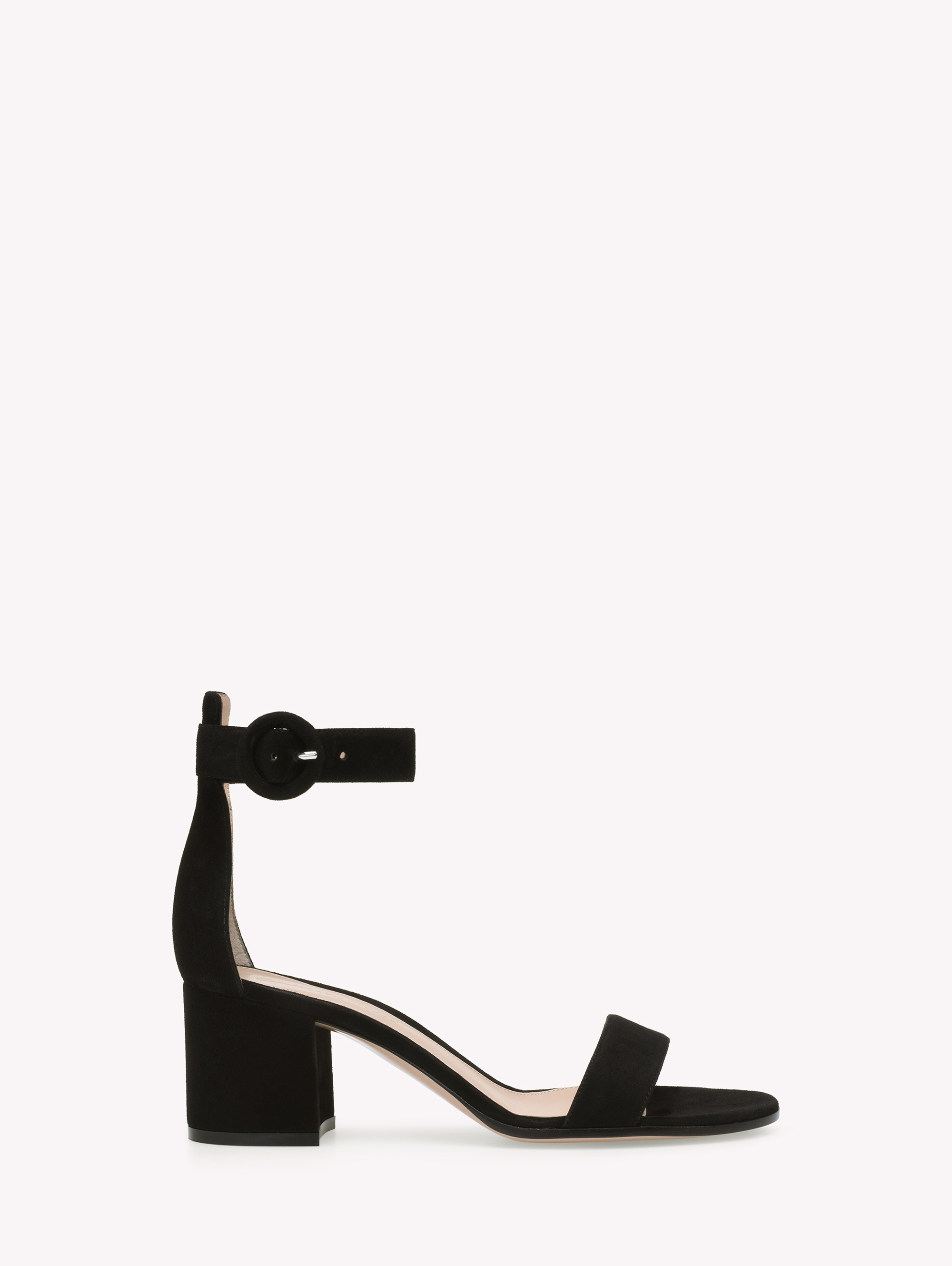 Shop Gianvito Rossi Versilia 60 In Black Suede