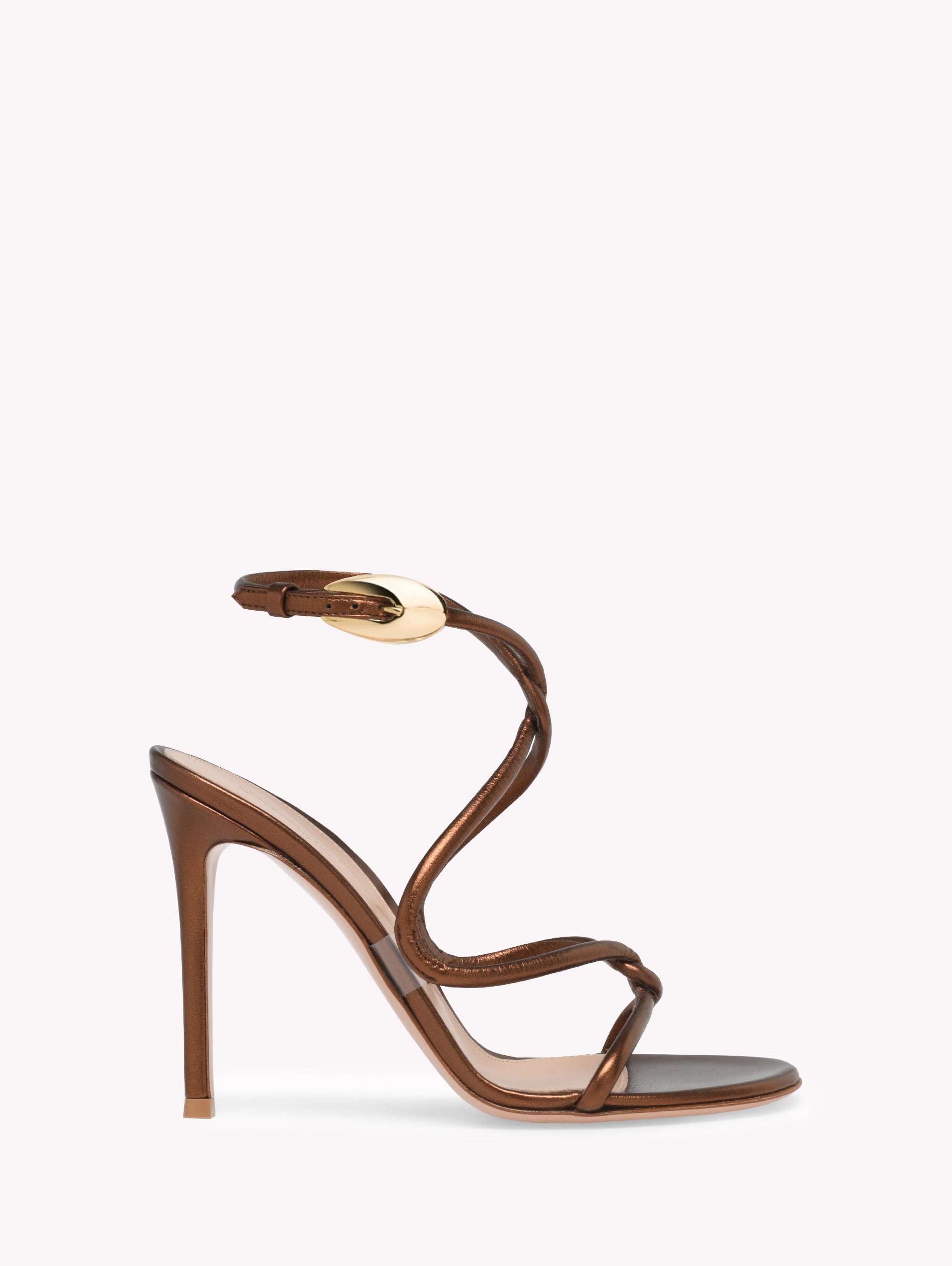 Sandals and Mules JUNGLE MAMBA BROWN | Gianvito Rossi