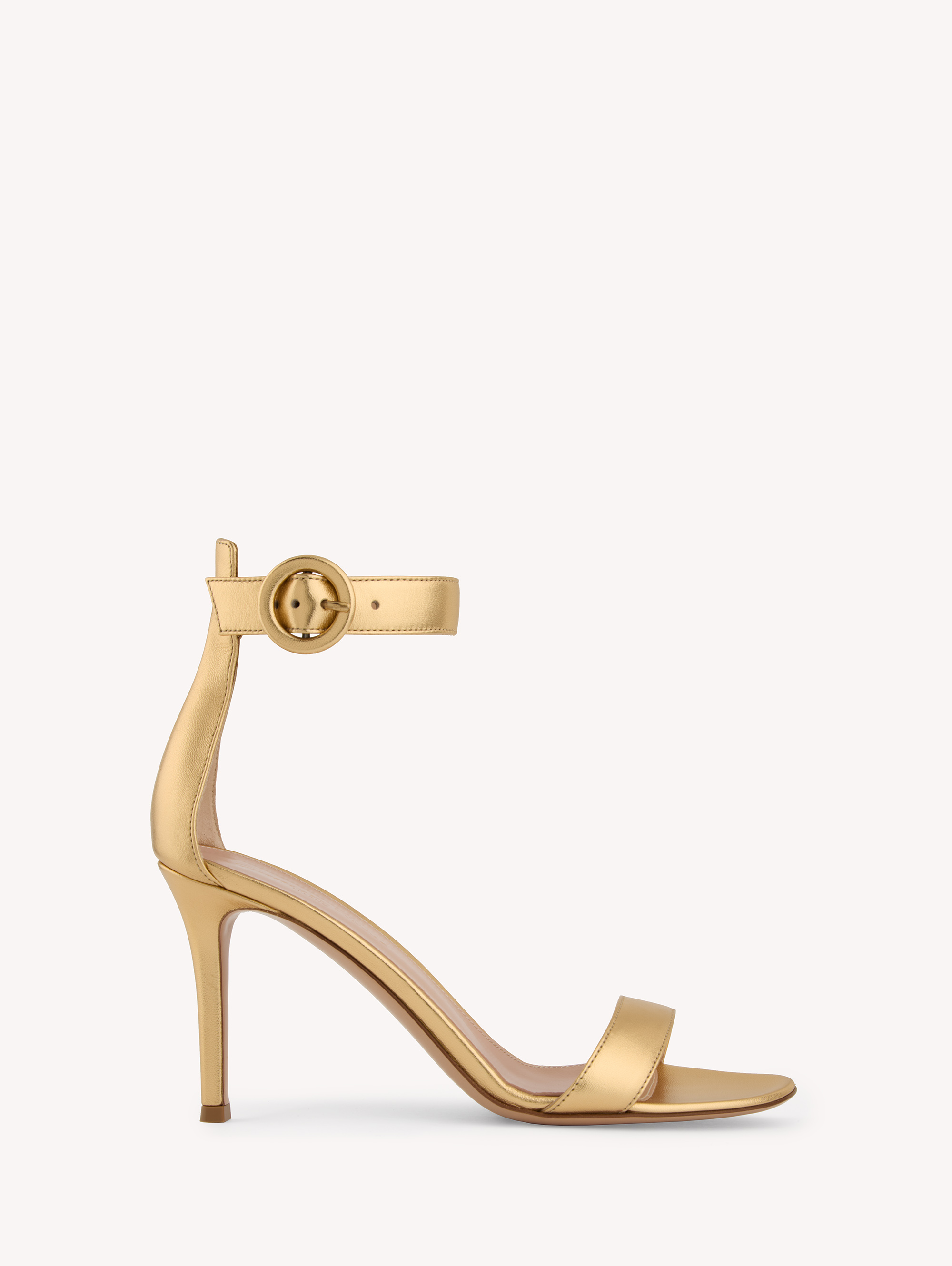 Shop Gianvito Rossi Portofino 85 In Gold