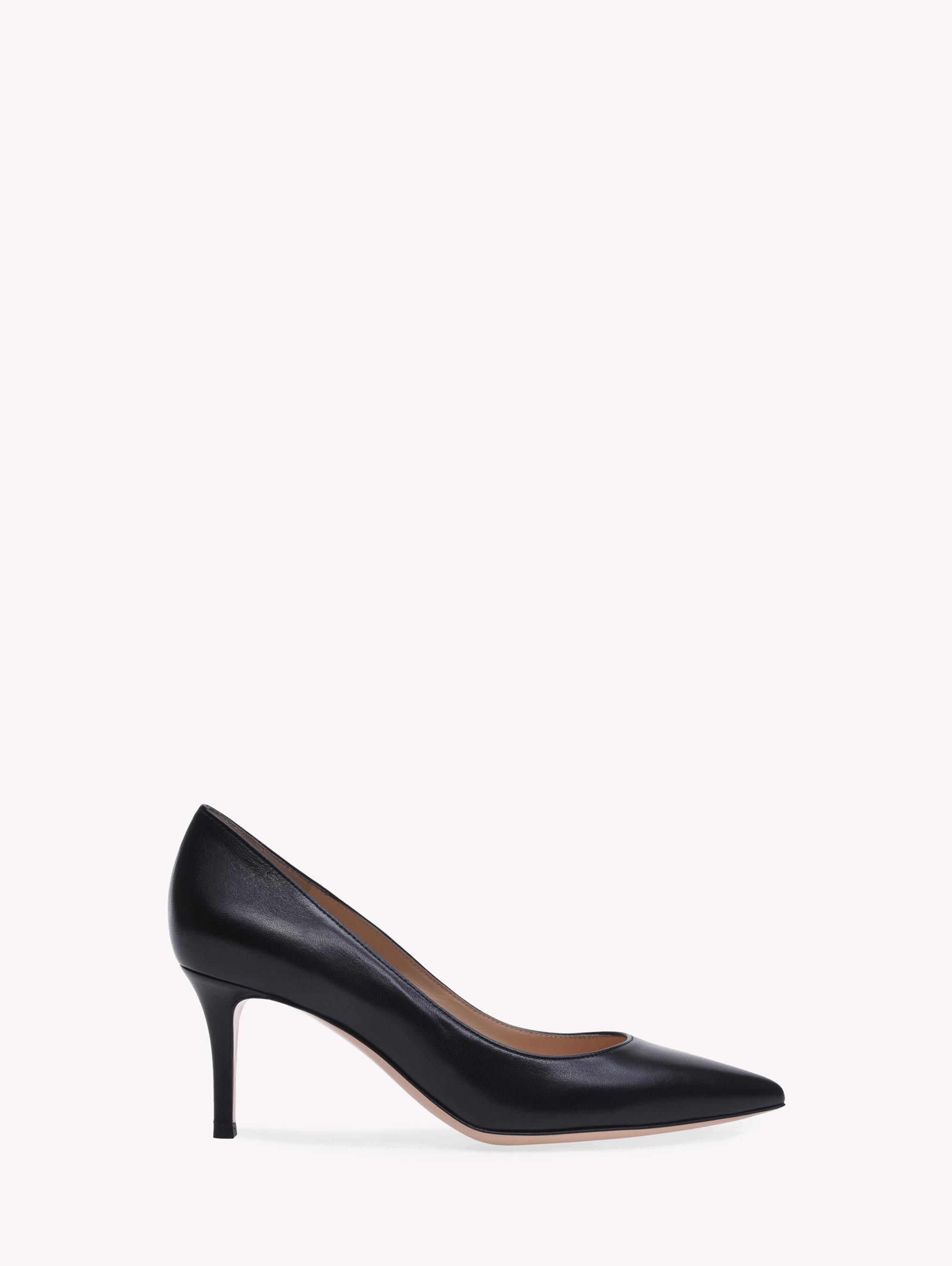 Shop Gianvito Rossi Gianvito 70 In Black Leather