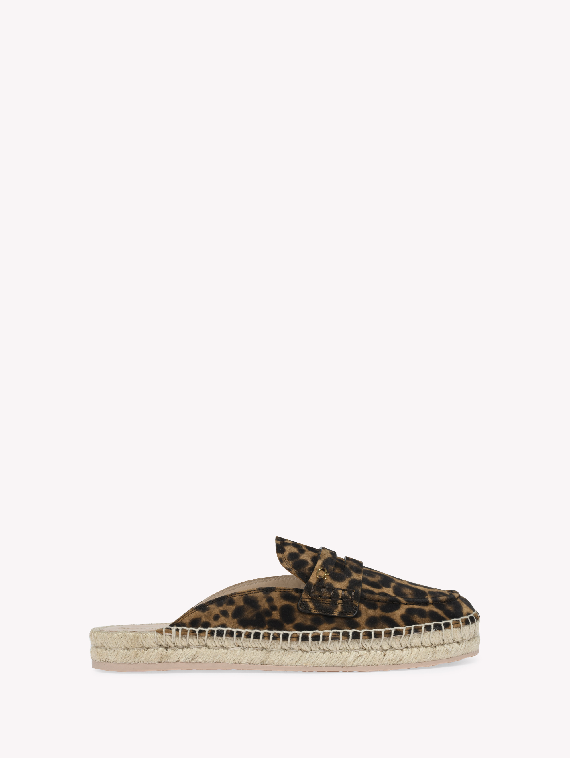 Gianvito Rossi Lido Mule In Animal Print