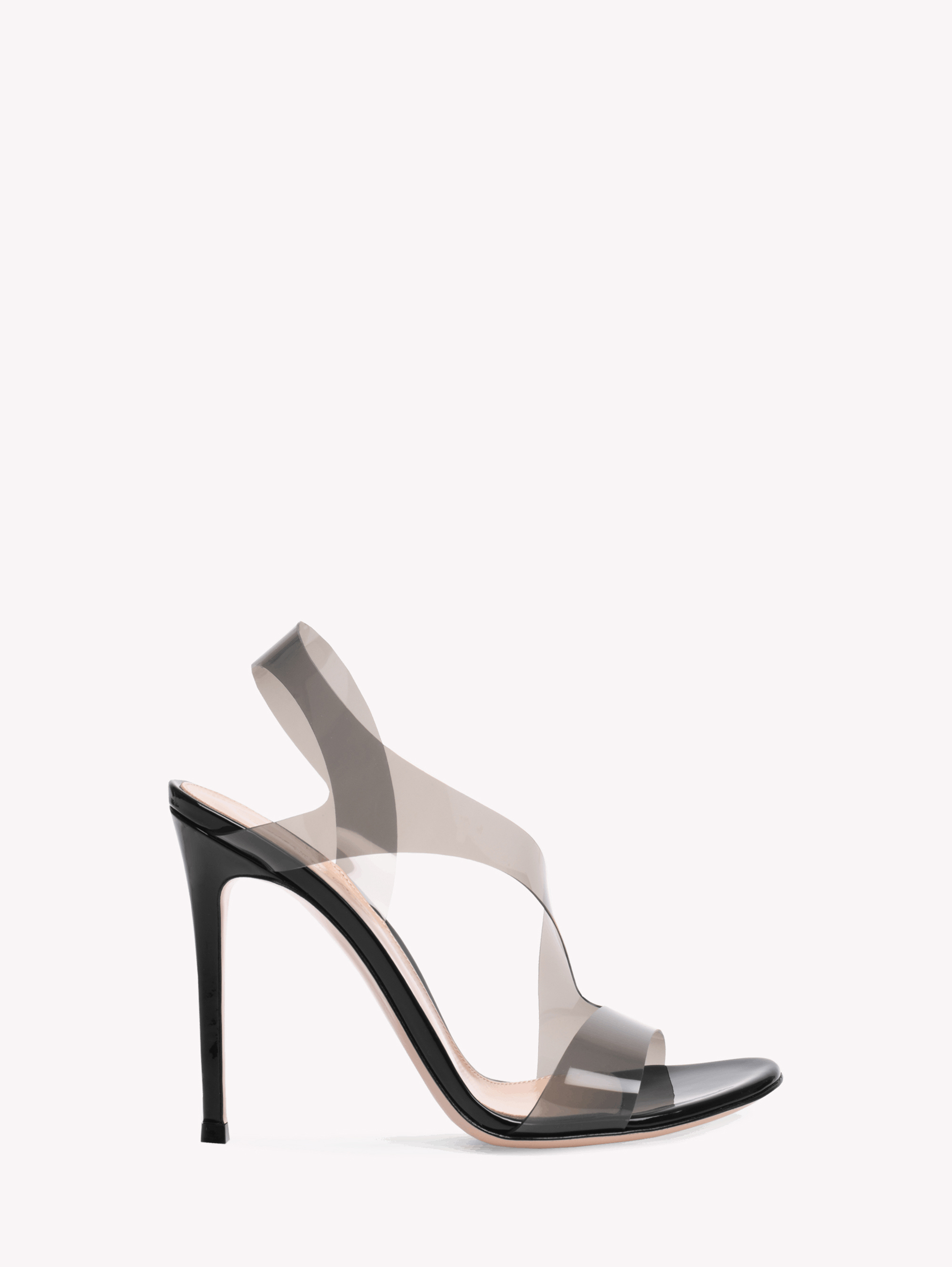 Gianvito Rossi Metropolis Twisted Stiletto-heeled Sandals In Black