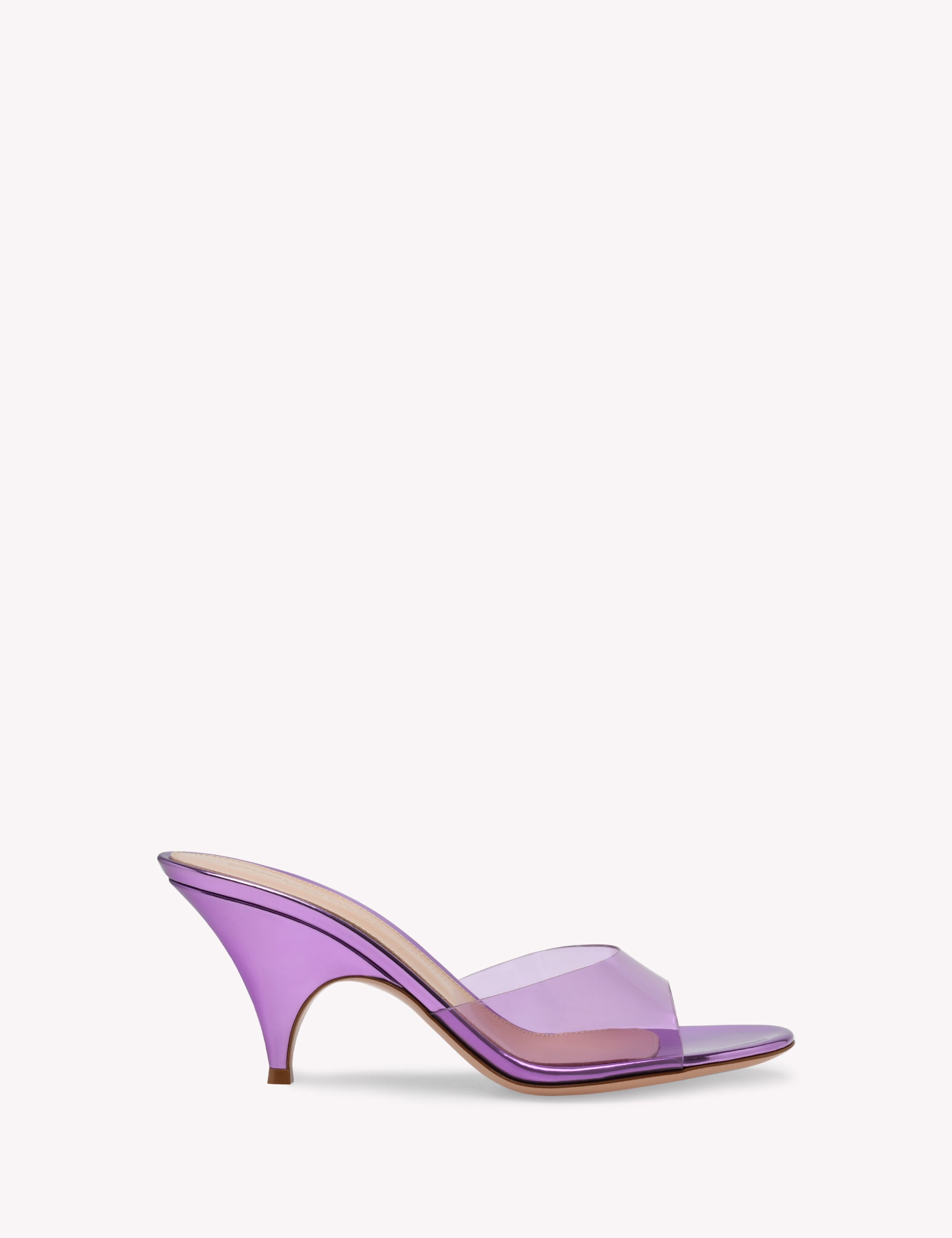 ジューシーハニーplus29 紫堂るい　BAR.STRAP 　1of1 Sandals and Mules SOFIA MULE 70 PURPLE | Gianvito Rossi