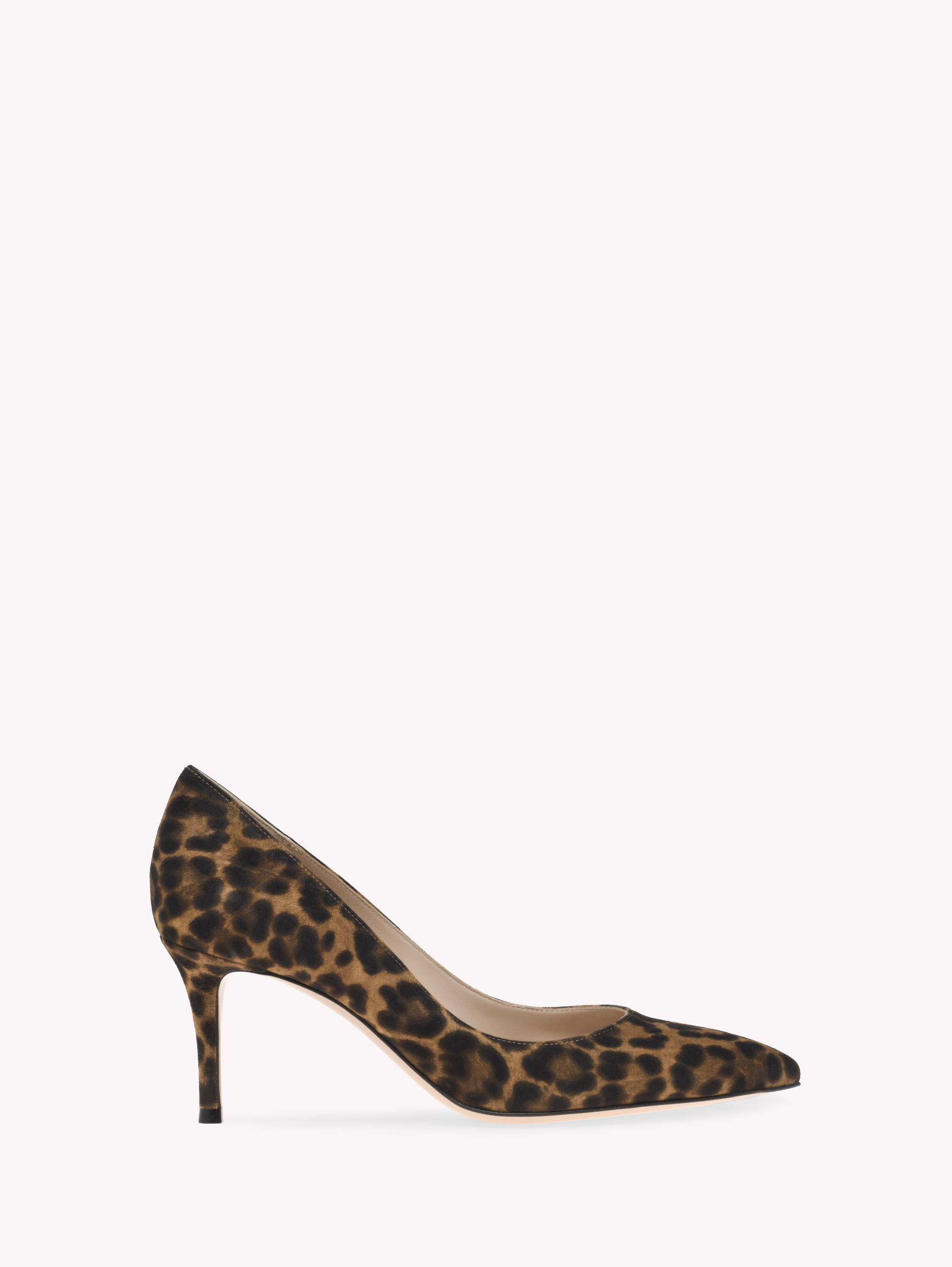 Animal Print Kitten Heel Slingback Shoes | M&S Collection | M&S