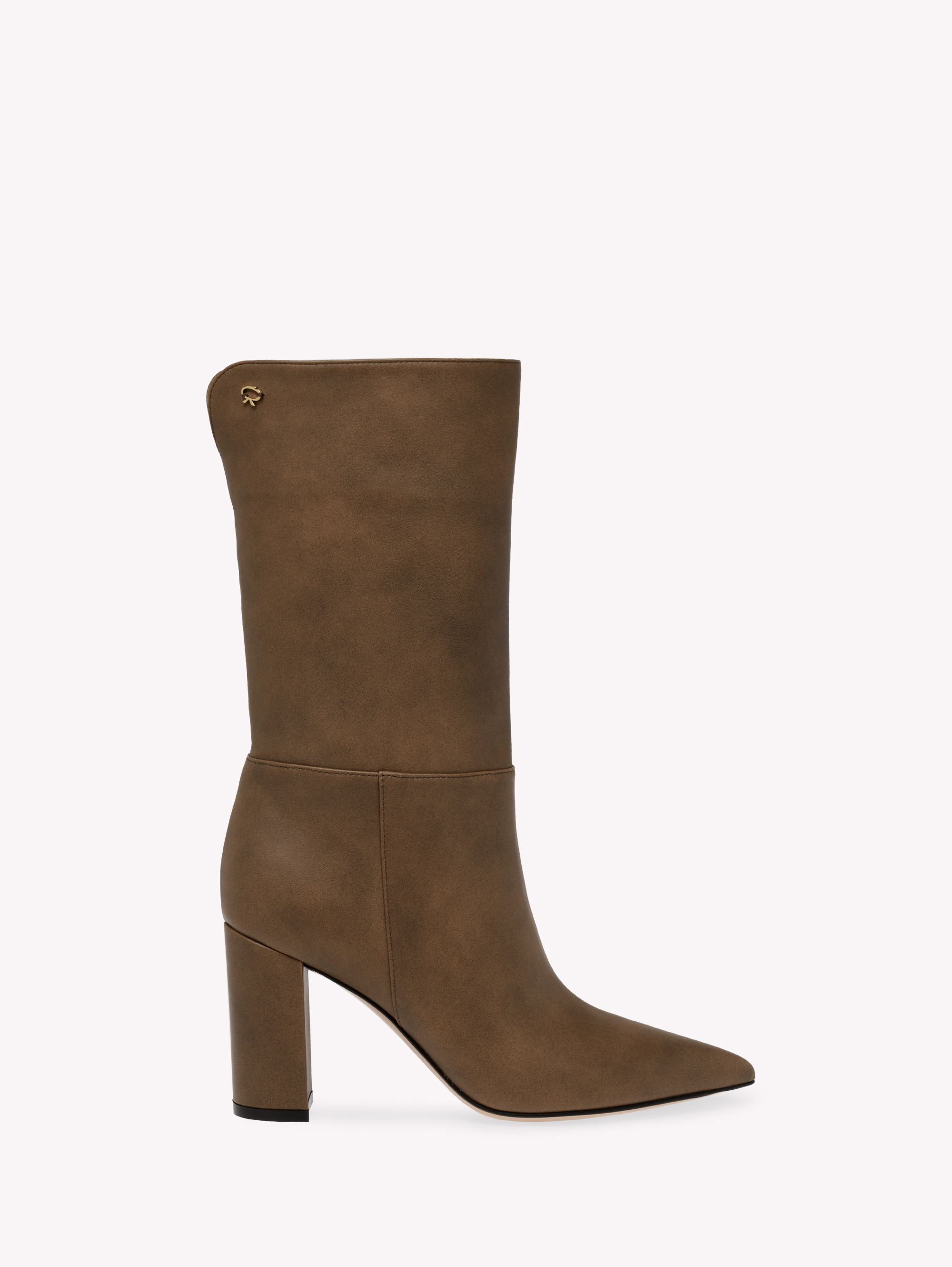 Shop Gianvito Rossi Piper Bootie 85 In Brown