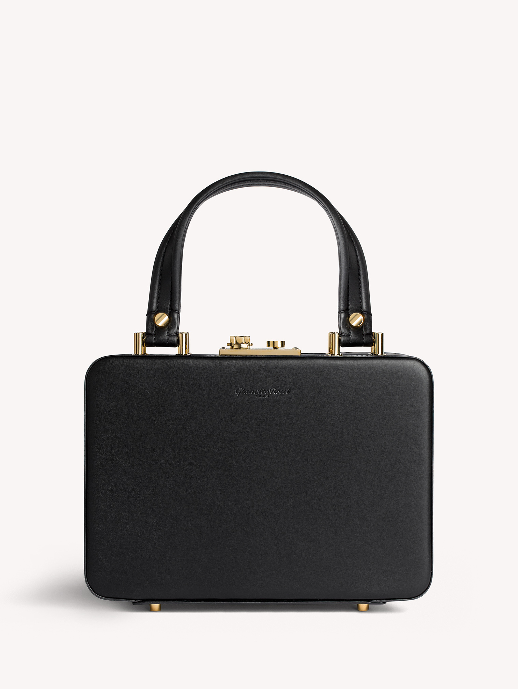 Gianvito Rossi Ferragamo Black Leather Anser X5 Pumps In Black