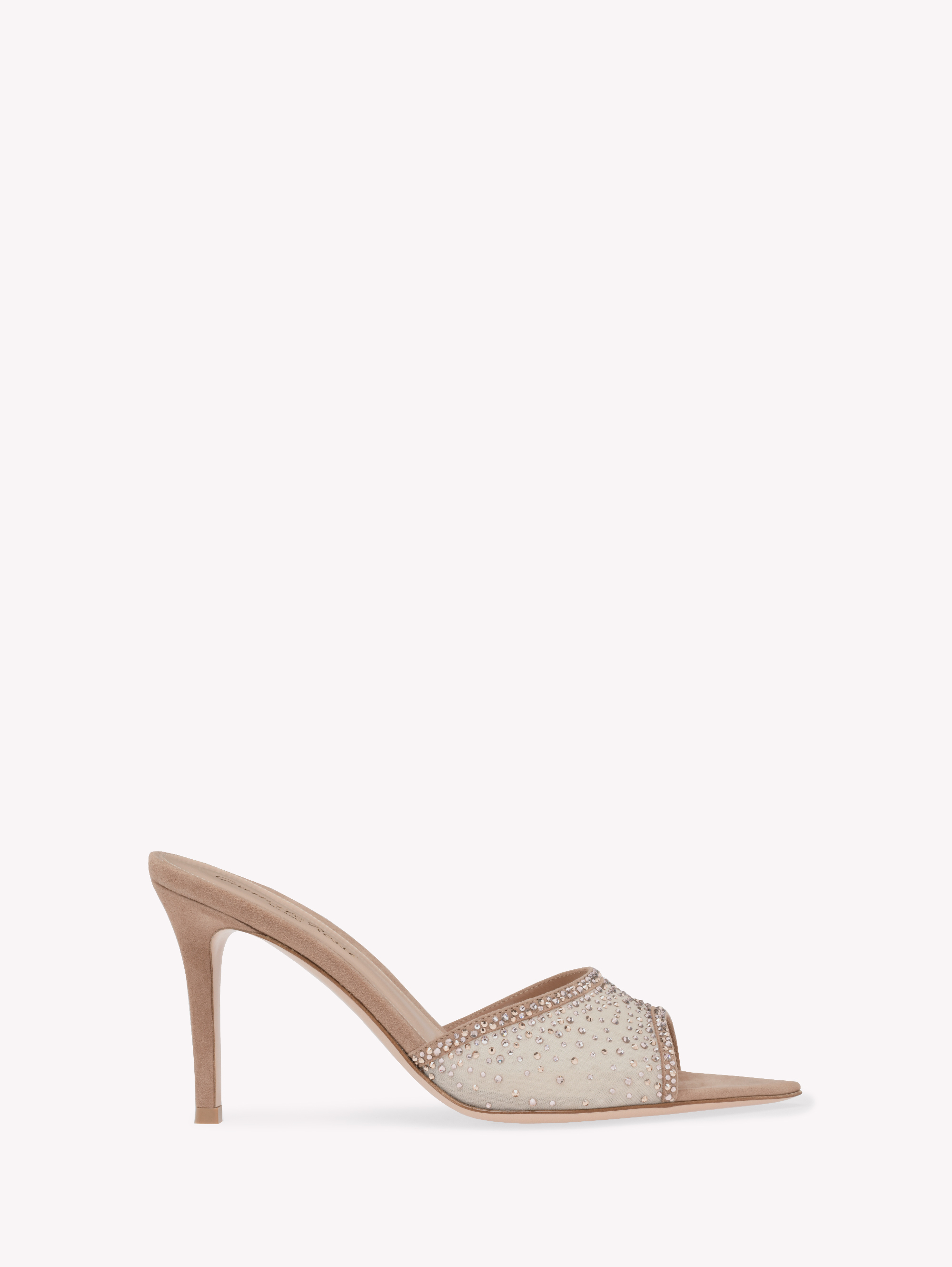 Shop Gianvito Rossi Rania Mule 85 In Pink