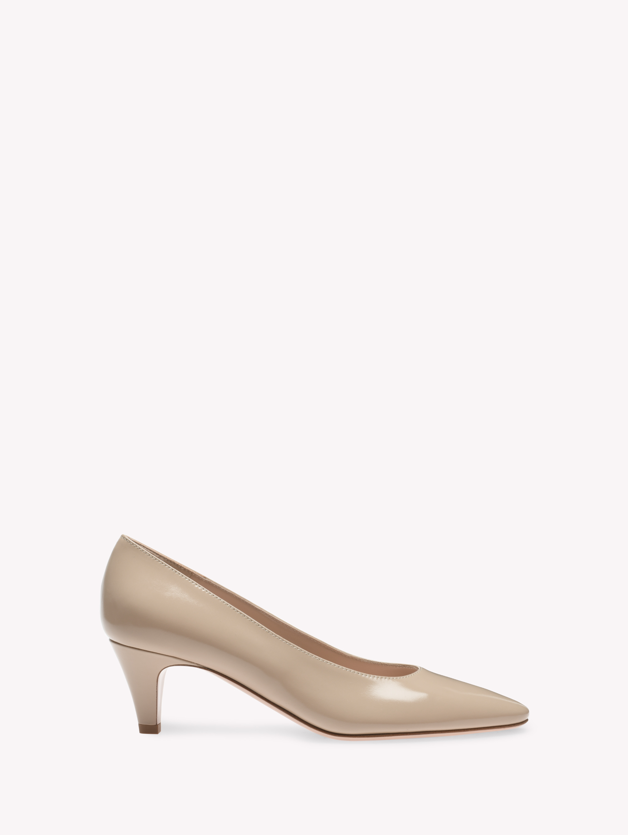 極美　ジャンヴィトロッシ　AMELIAアーモンドトゥパンプス　ベージュ　25.5 パンプス AMELIA 55 | Gianvito Rossi