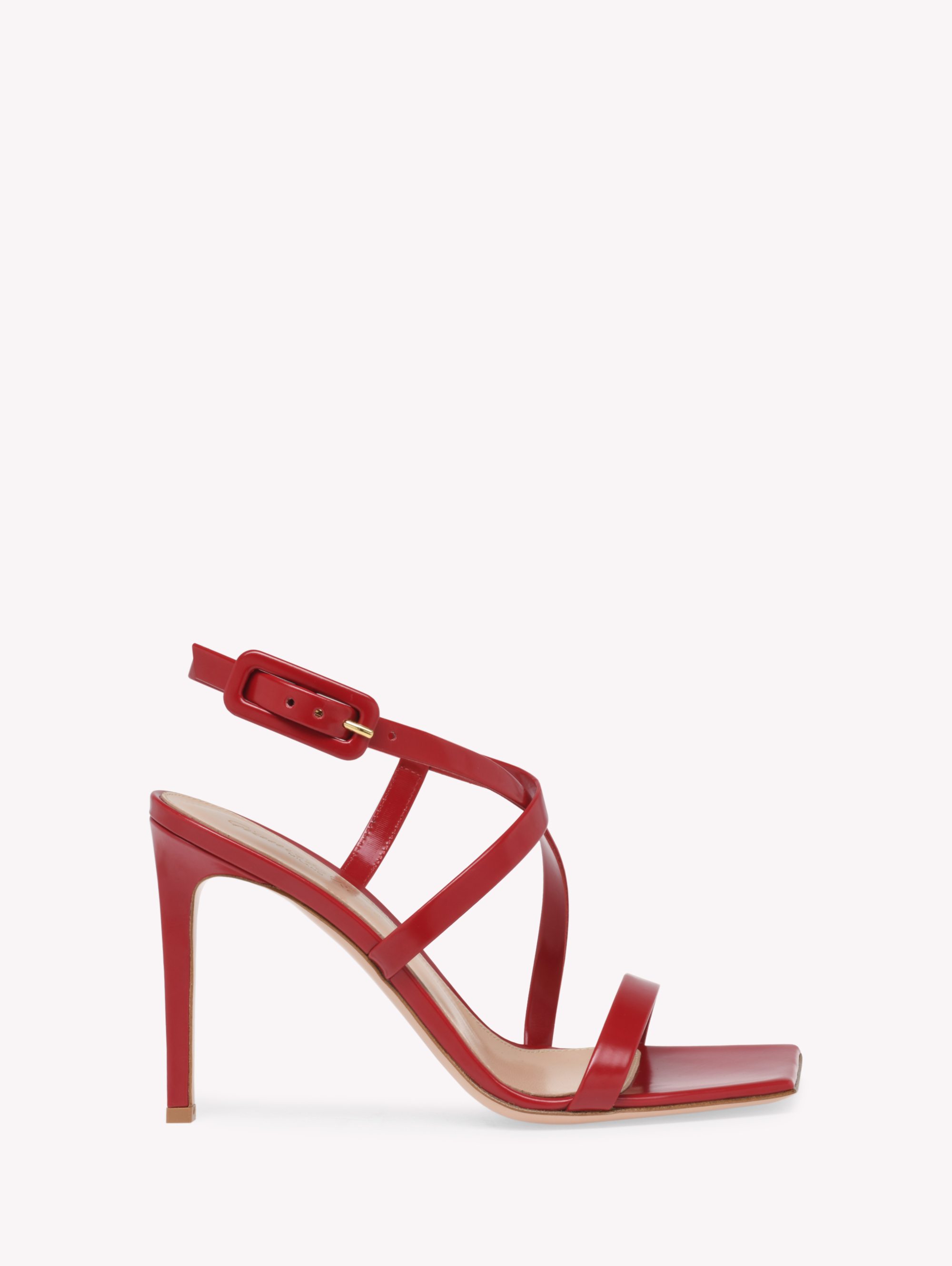 Shop Gianvito Rossi Lindsay Sandal 95 In Red