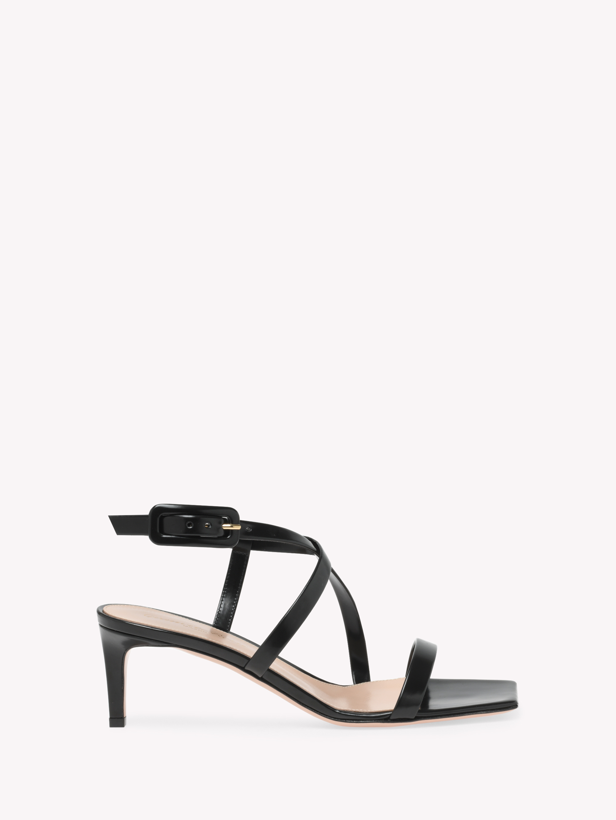 Shop Gianvito Rossi Lindsay Sandal In Black