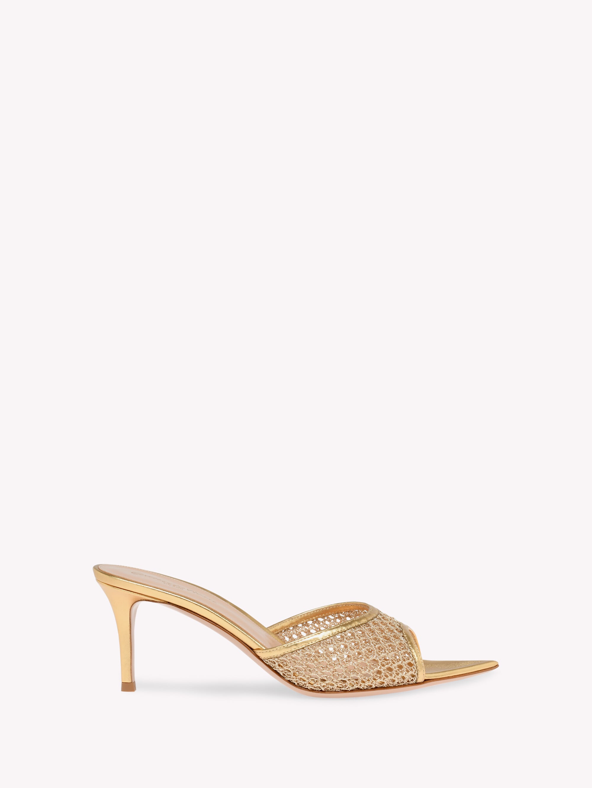 Sandals and Mules DOROTEA MULE 70 GOLD | Gianvito Rossi